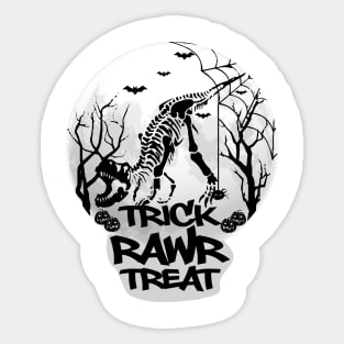 trick rawr treat halloween Sticker